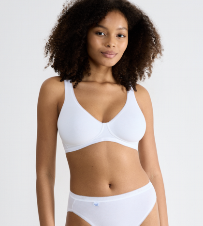 Basic+ Soft Bra (White)